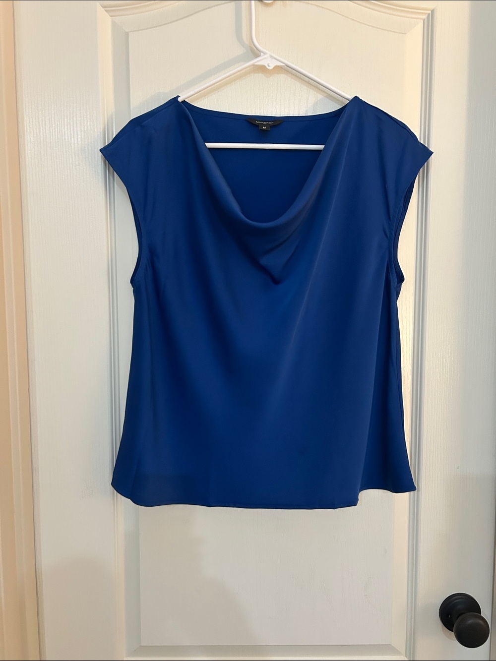 Banana Republic Sleeveless Cowl Neck Camisole - Blue